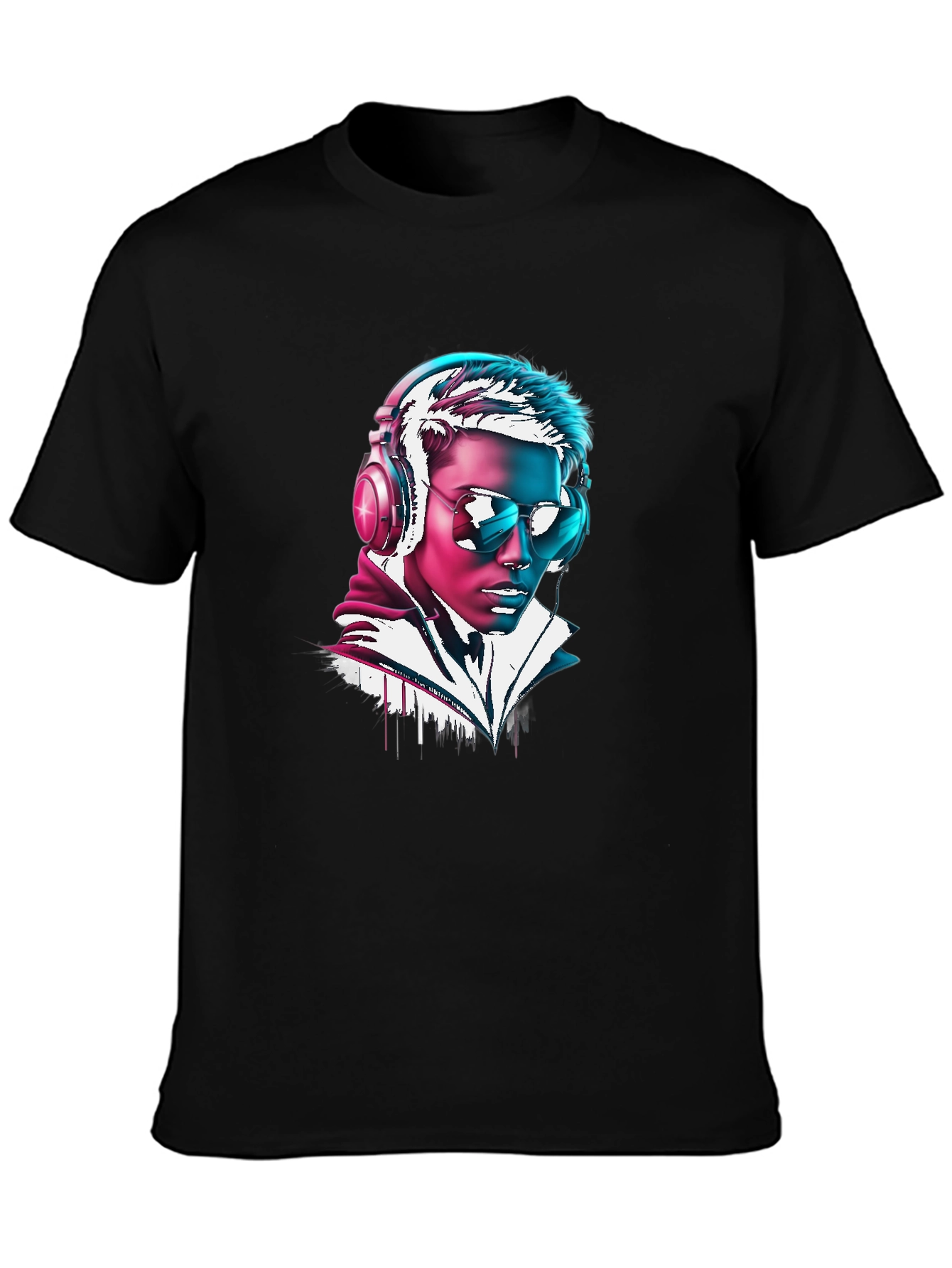 Neon DJ Graphic Tee