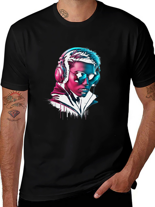 Neon DJ Graphic Tee