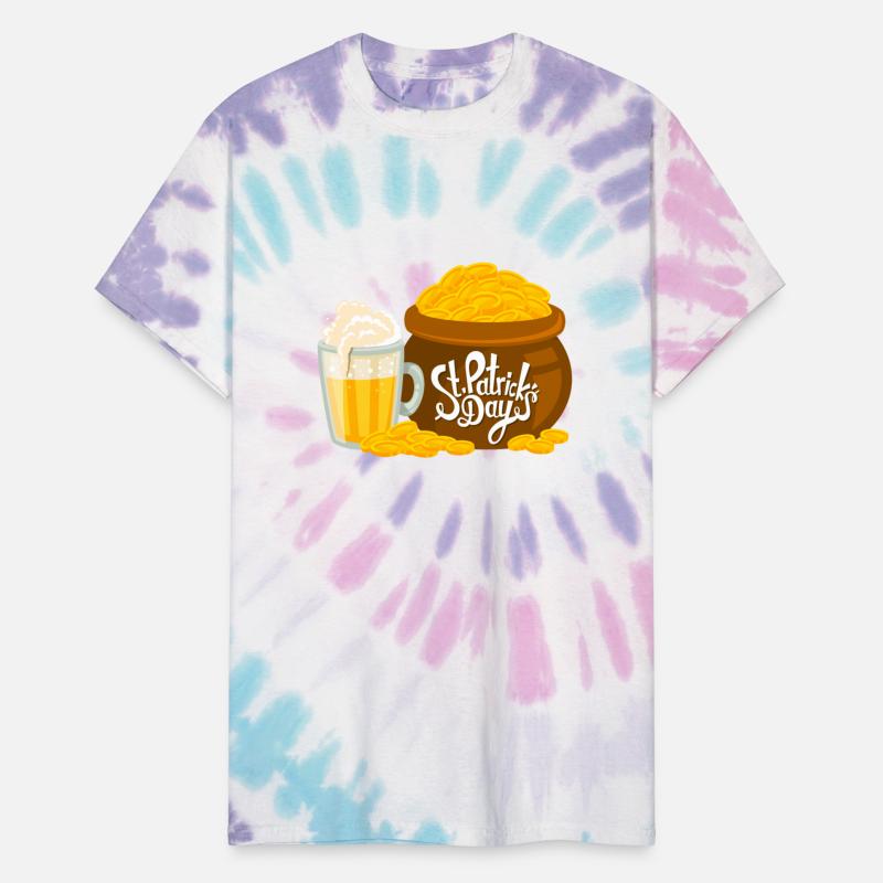 St Patrick's Day pot of gold and cup of beer