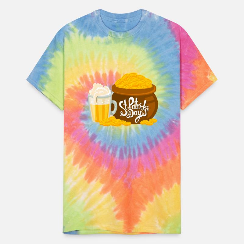 St Patrick's Day pot of gold and cup of beer