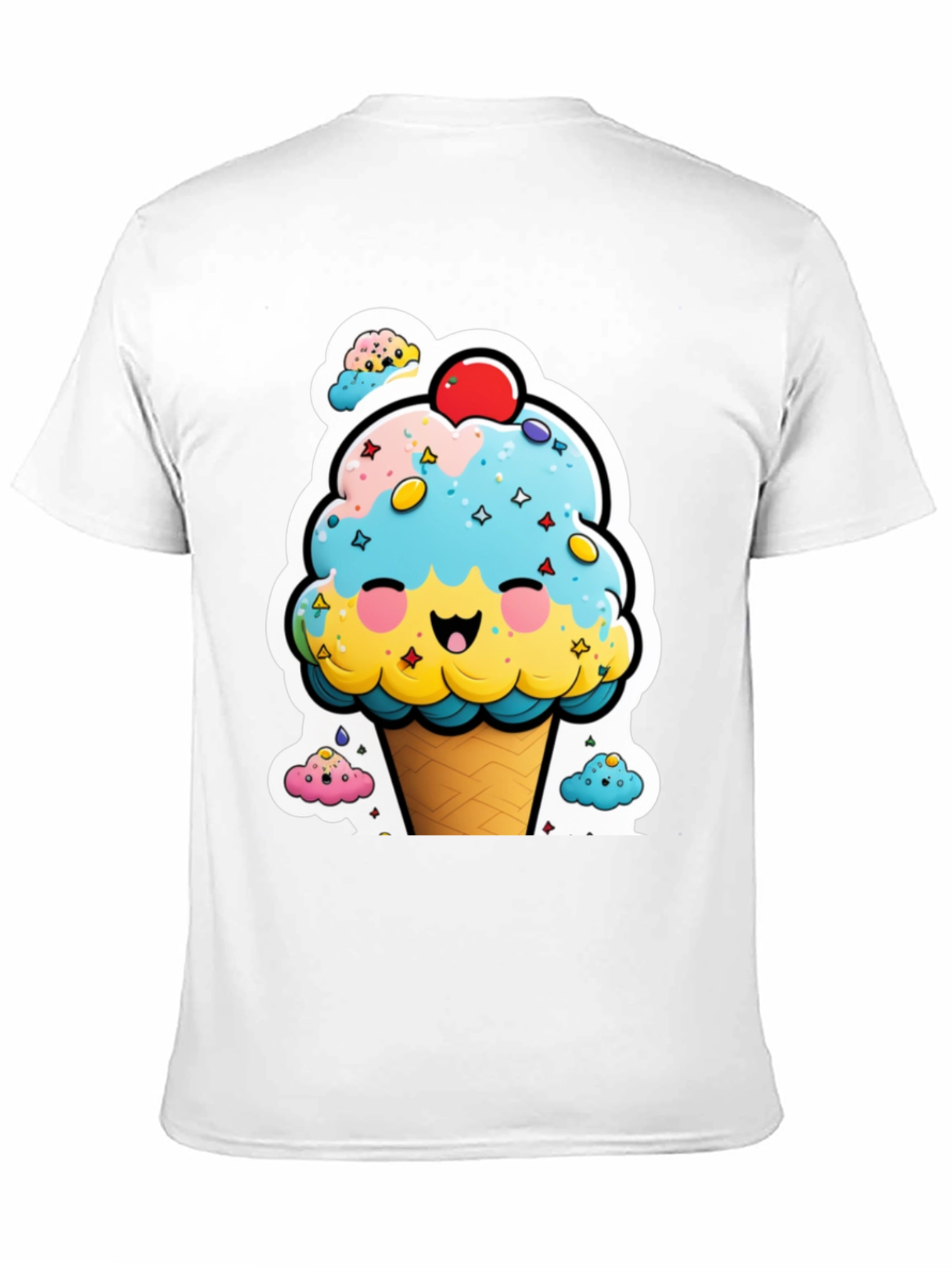 Cute Ice Cream Cone Graphic Tee