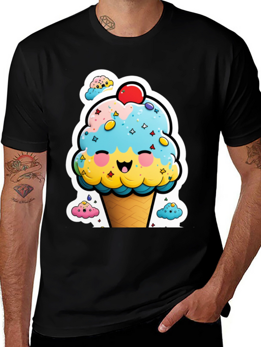 Cute Ice Cream Cone Graphic Tee