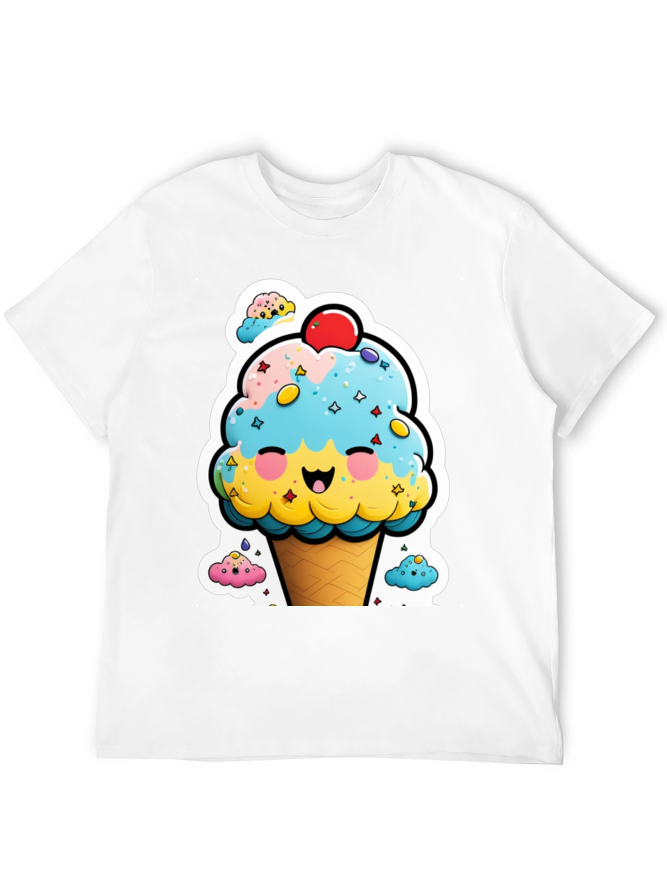 Cute Ice Cream Cone Graphic Tee