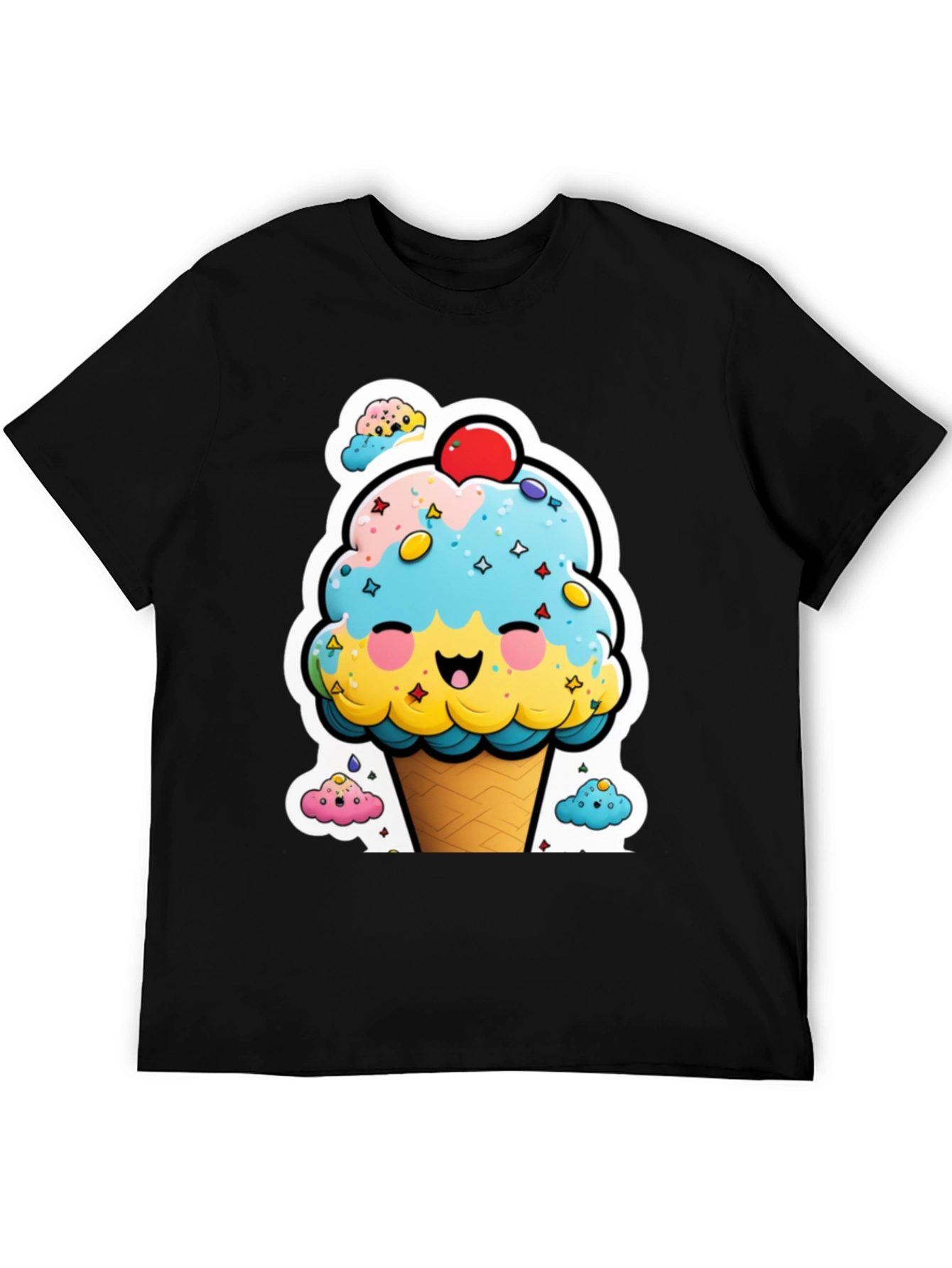 Cute Ice Cream Cone Graphic Tee