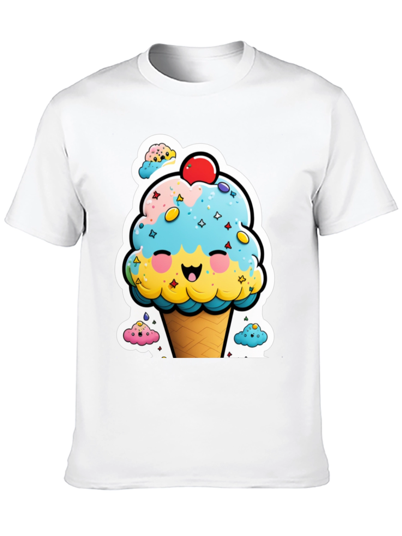 Cute Ice Cream Cone Graphic Tee
