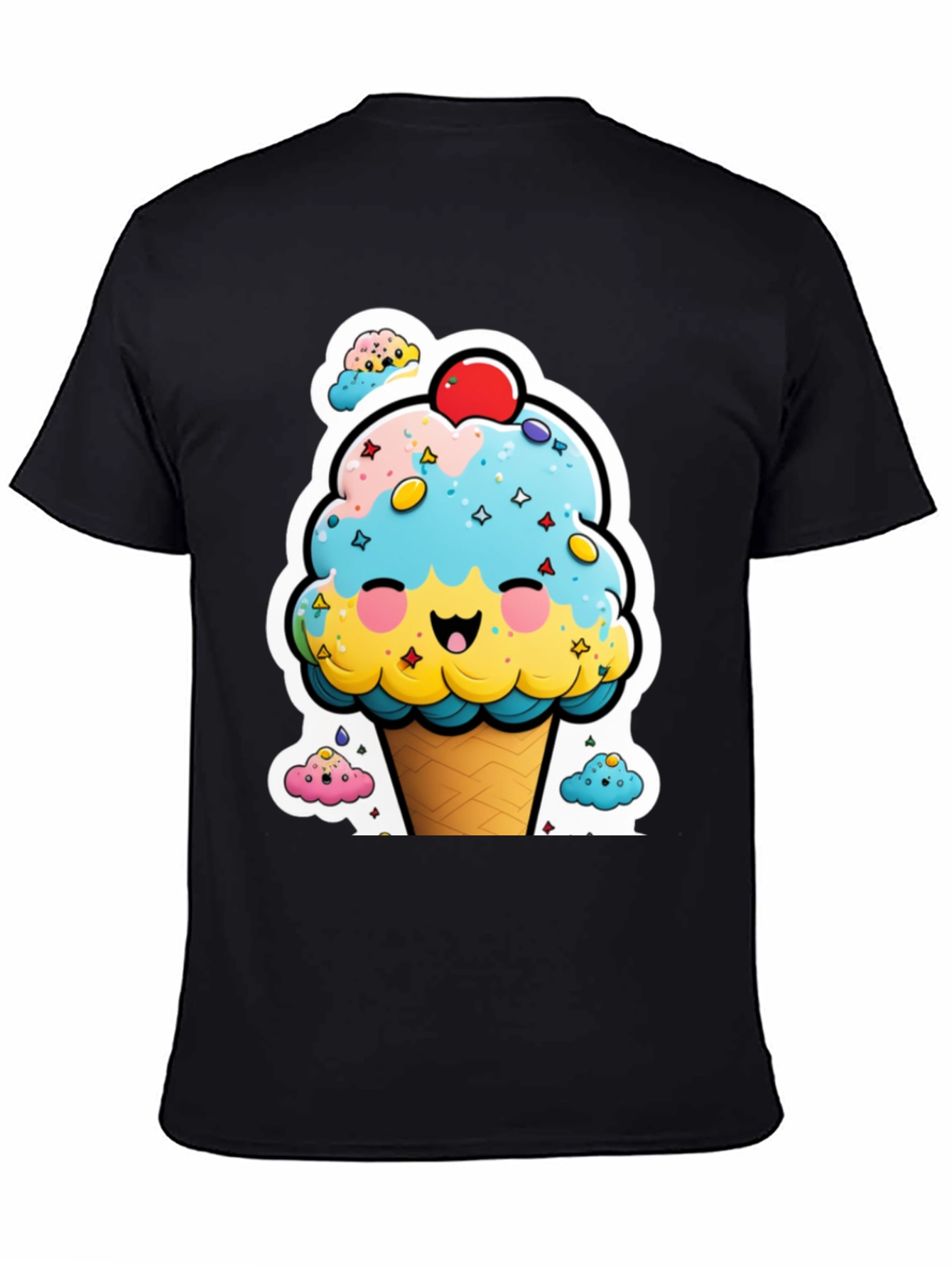 Cute Ice Cream Cone Graphic Tee
