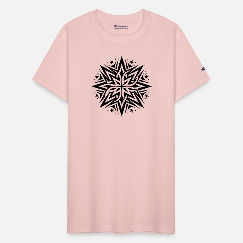 Star Composition Of Tattoo Stars And Flames