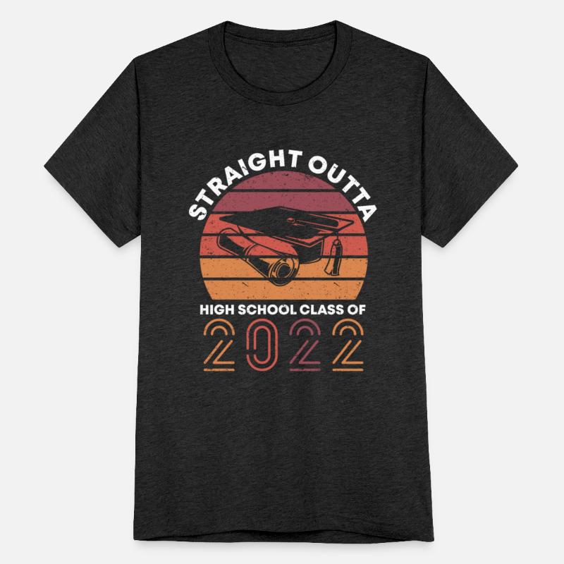 Straight Outta High School Class Of 2022 Graduate