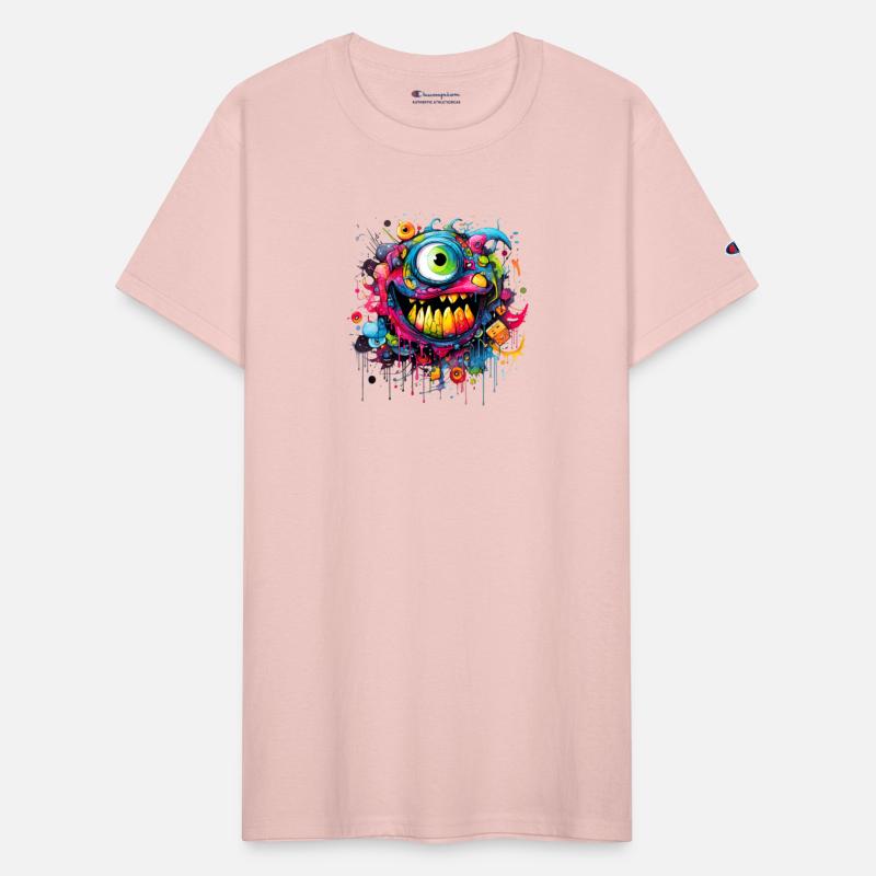 Street art abstract art Alien Eye