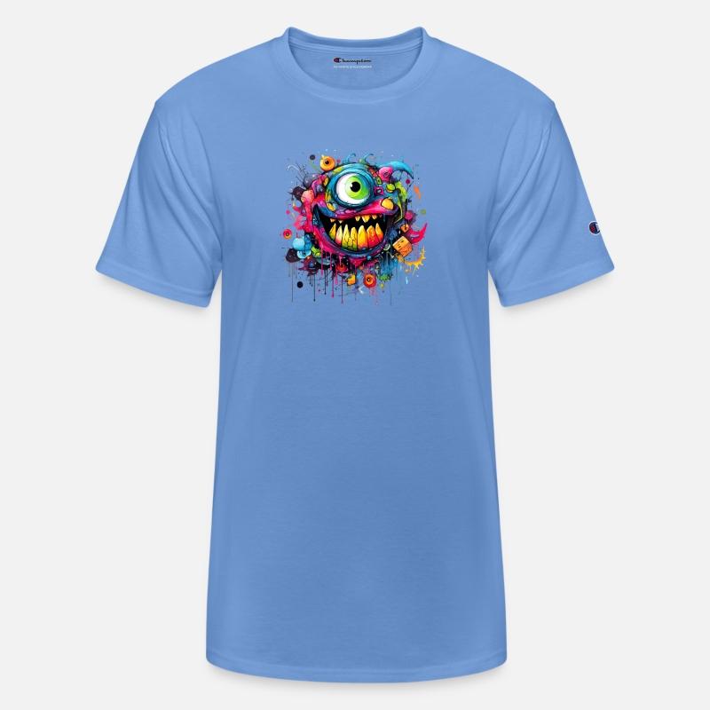 Street art abstract art Alien Eye