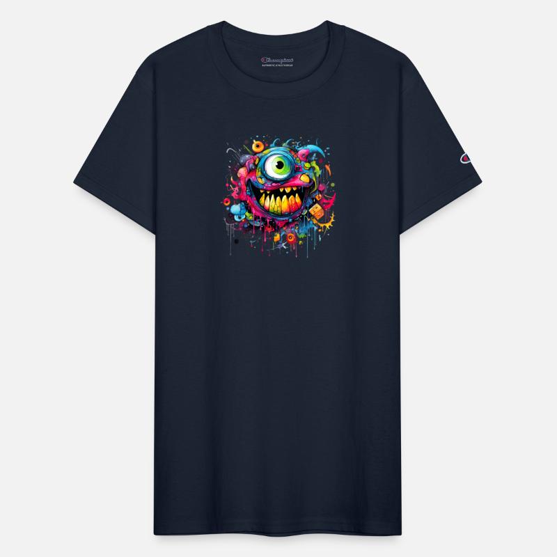 Street art abstract art Alien Eye