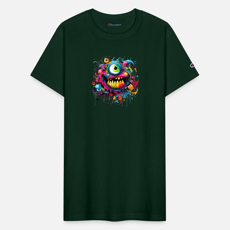 Street art abstract art Alien Eye