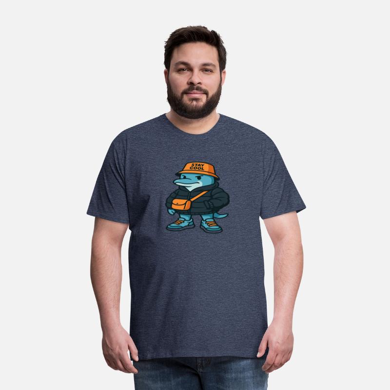 Streetwear Dolphin Cartoon – Urban Style Animal