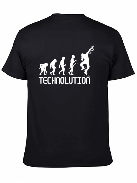 Tech Evolution T-Shirt - Fun & Geeky Design