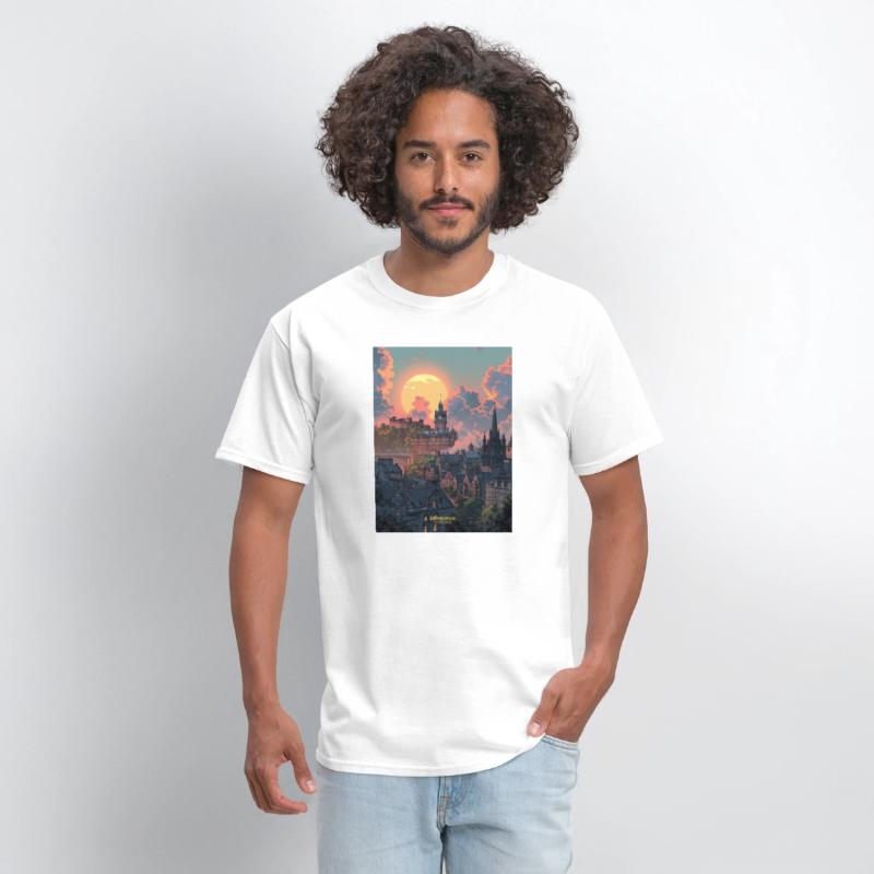 Sunset in Edinburgh Scotland