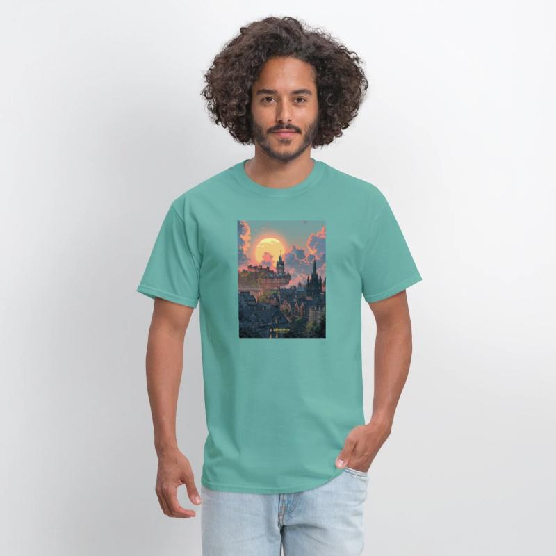 Sunset in Edinburgh Scotland