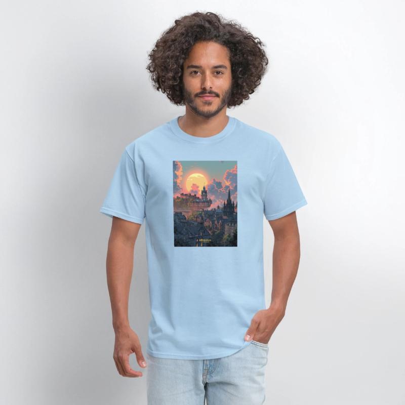 Sunset in Edinburgh Scotland