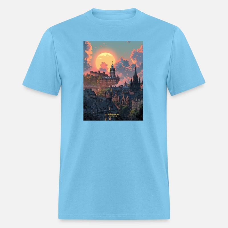 Sunset in Edinburgh Scotland