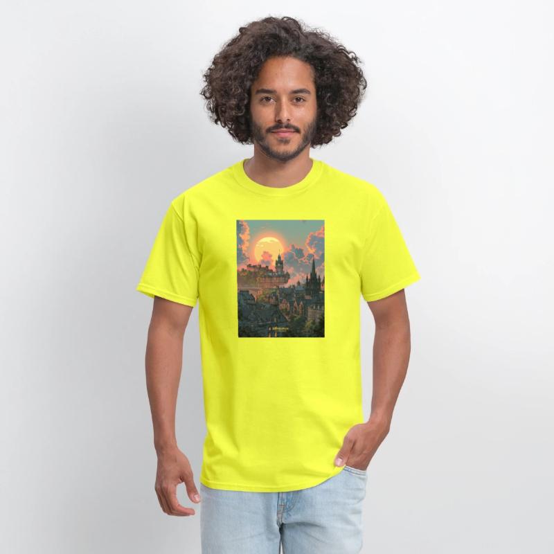 Sunset in Edinburgh Scotland