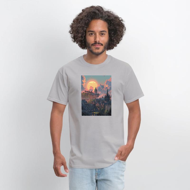 Sunset in Edinburgh Scotland