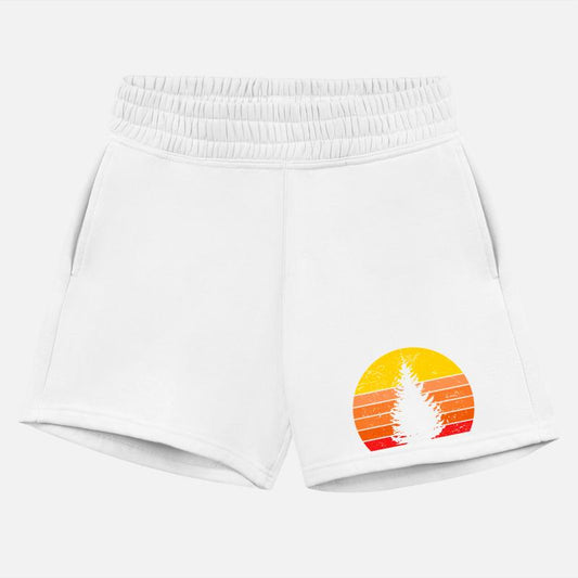 Sunset Silhouette of a Pine Tree