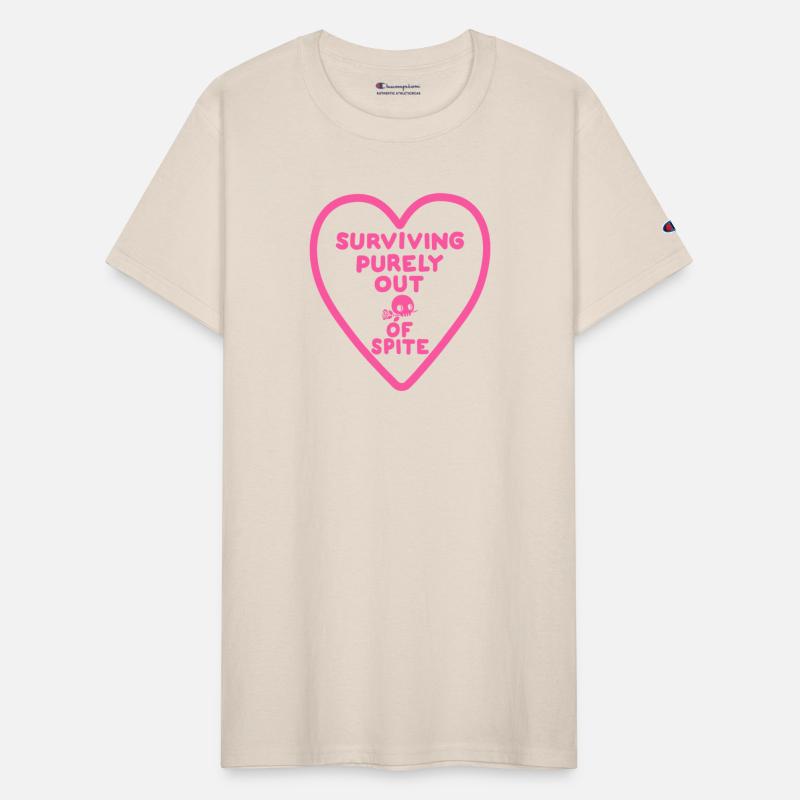 Surviving Purely Out of Spite pink