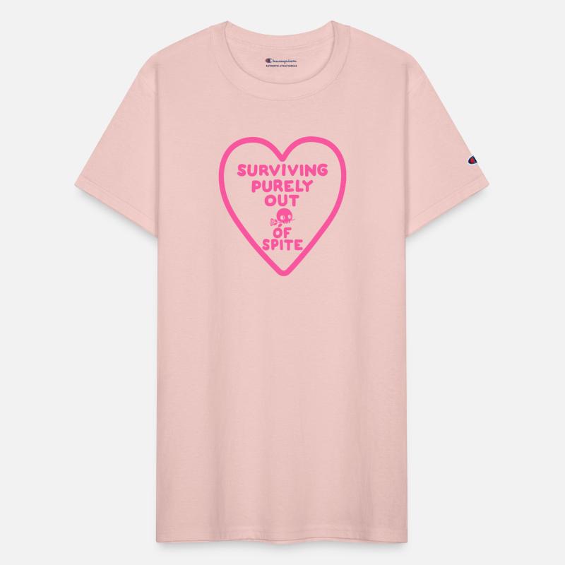 Surviving Purely Out of Spite pink