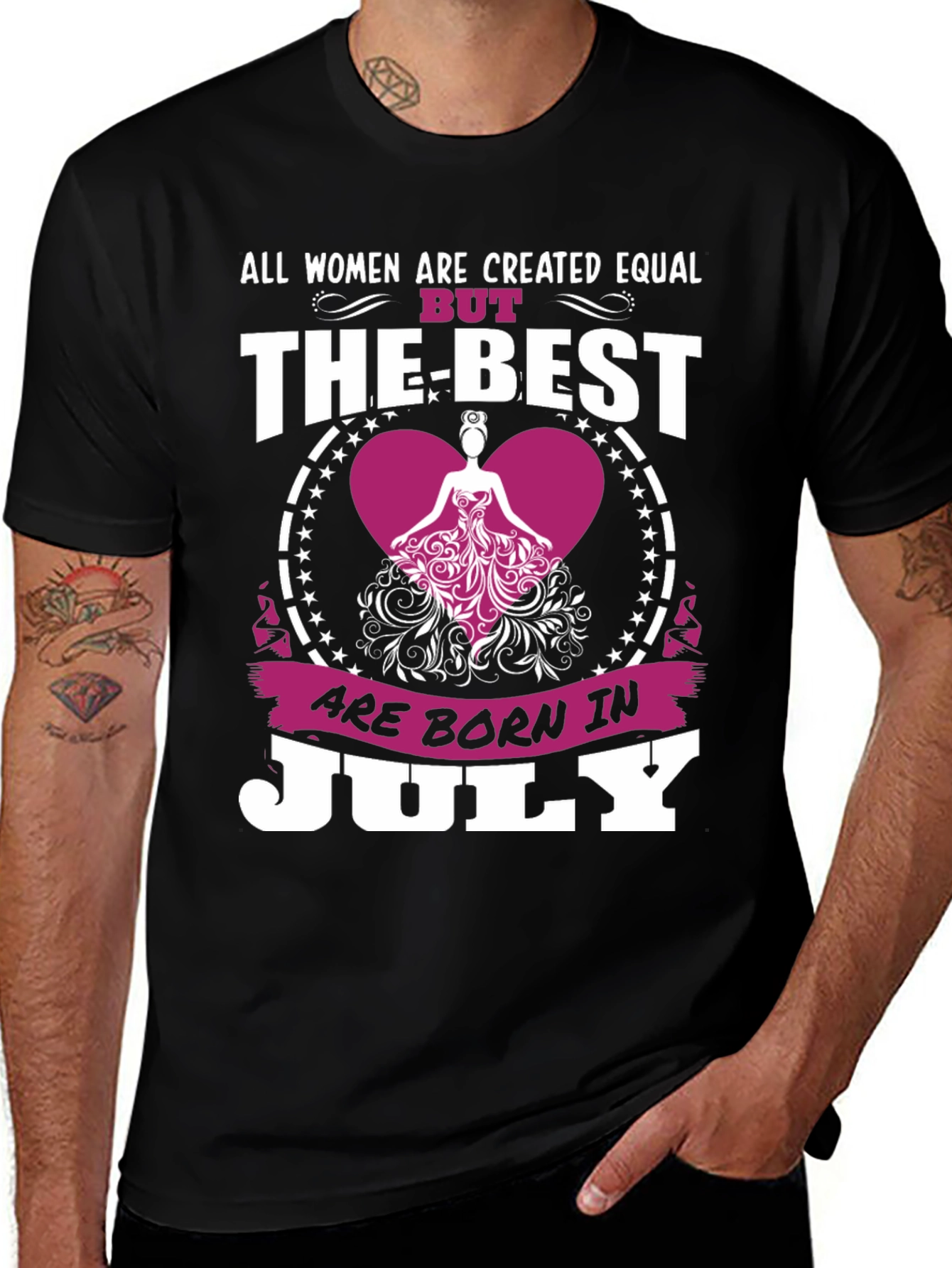 Womens July Birthday T-Shirt - The Best