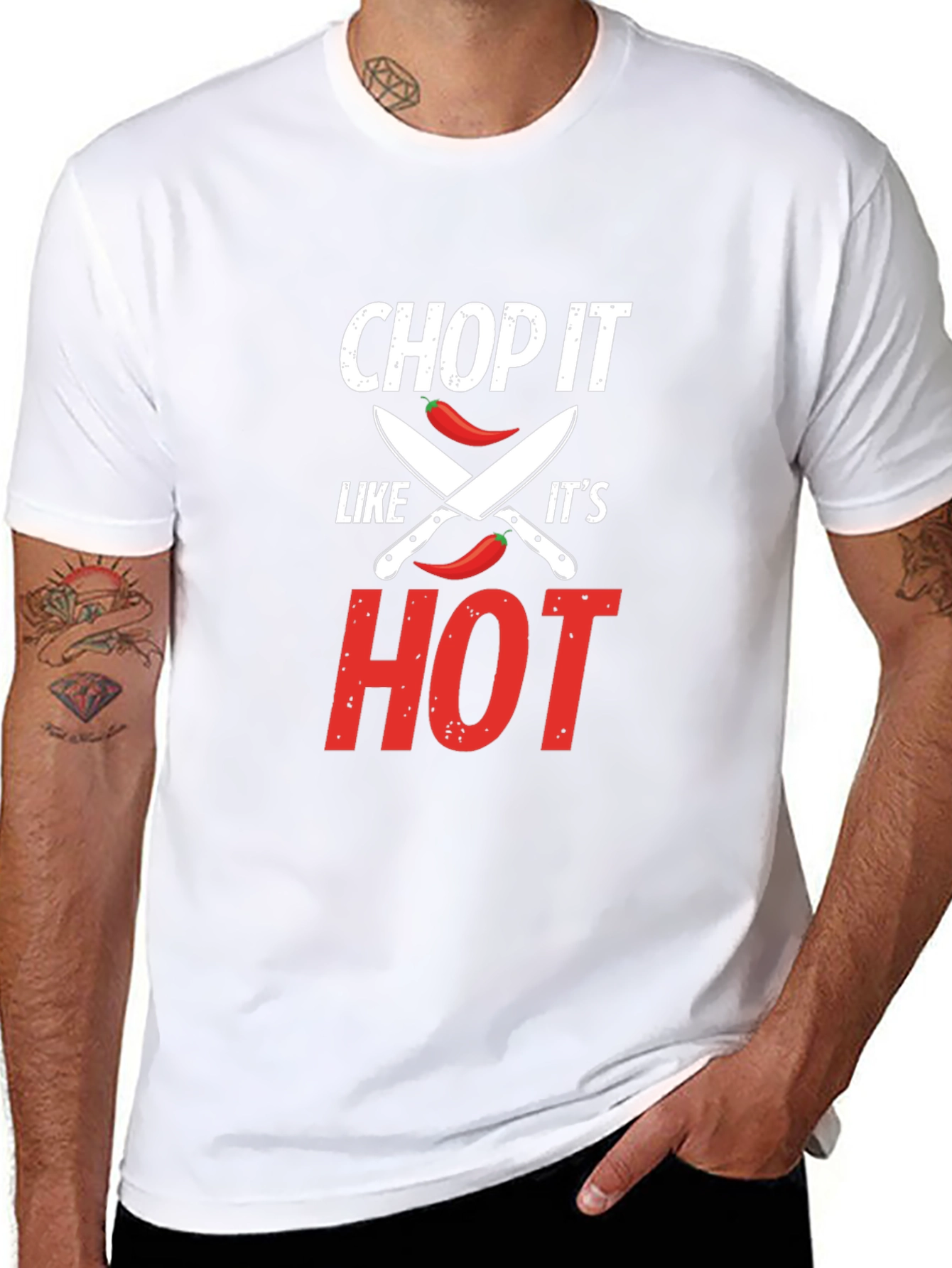 Chop It Like Its Hot T-Shirt - Foodie Gift