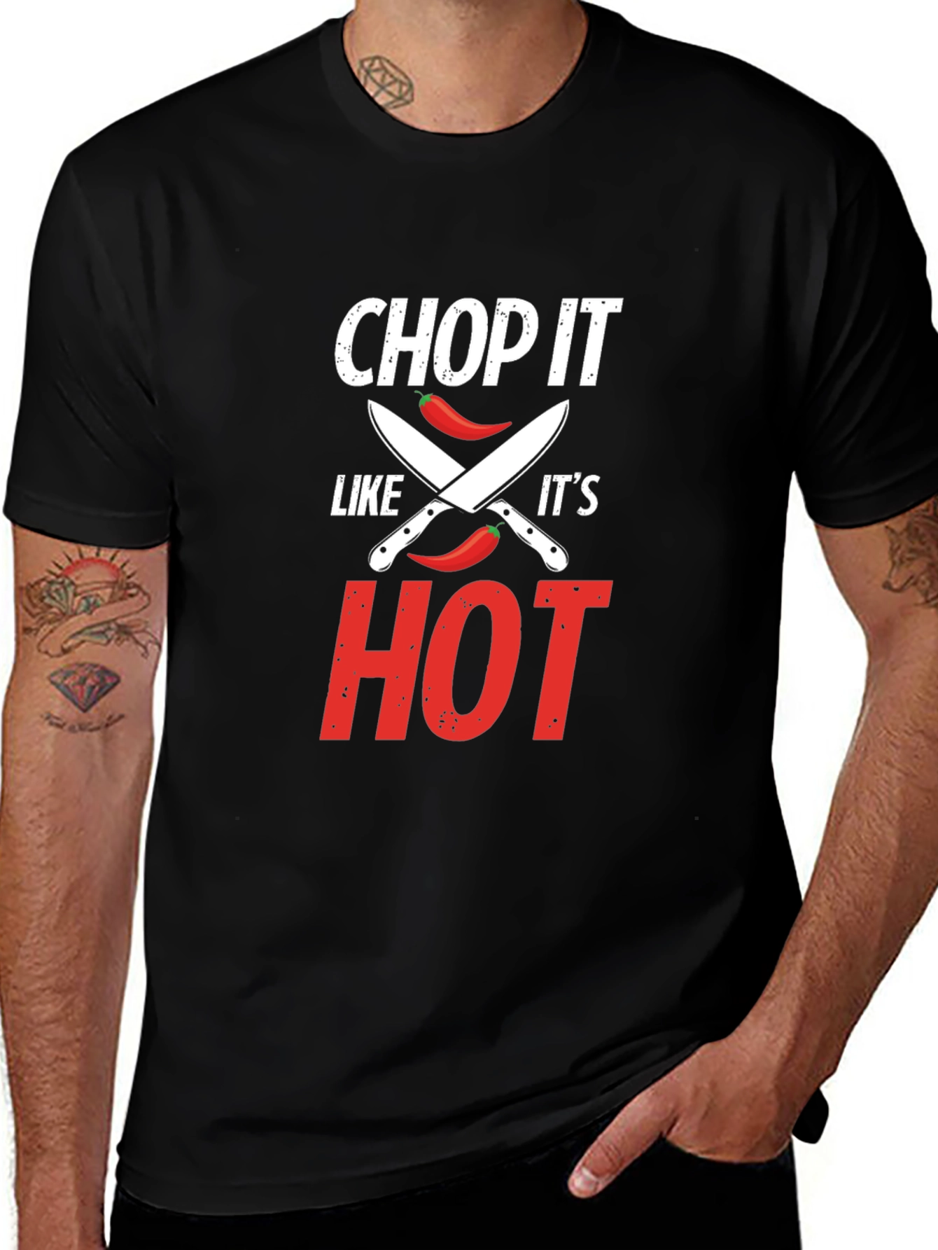 Chop It Like Its Hot T-Shirt - Foodie Gift