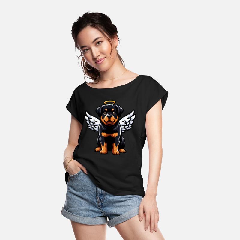 Sweet Rottweiler Angel - Loving and Heavenly