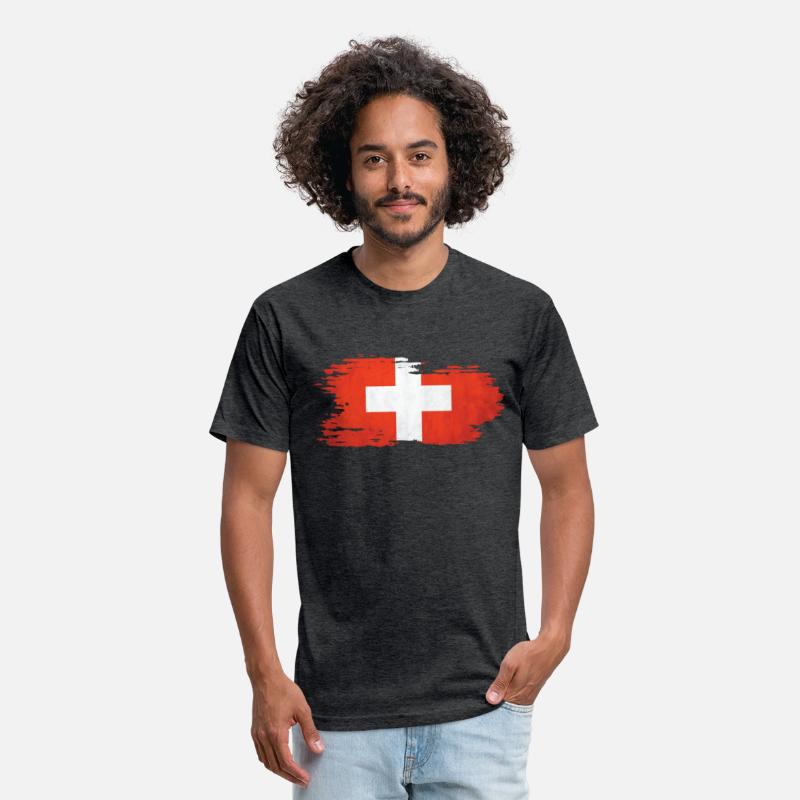 Switzerland - National flag, brush effect