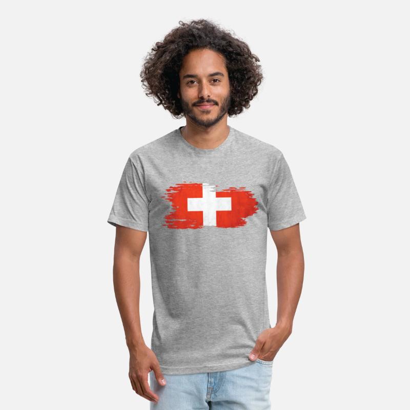 Switzerland - National flag, brush effect