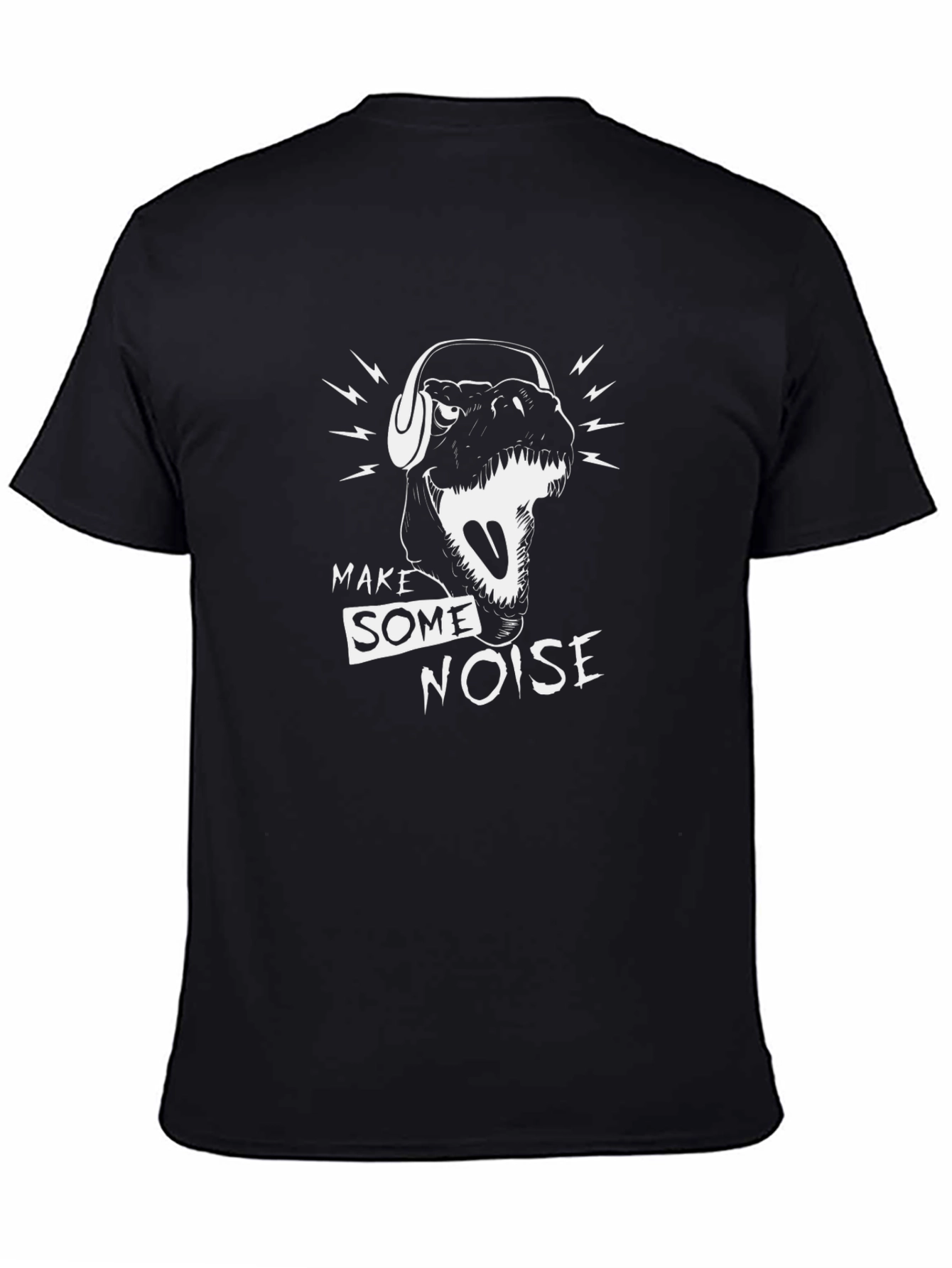 Dino DJ T-Shirt - Make Some Noise