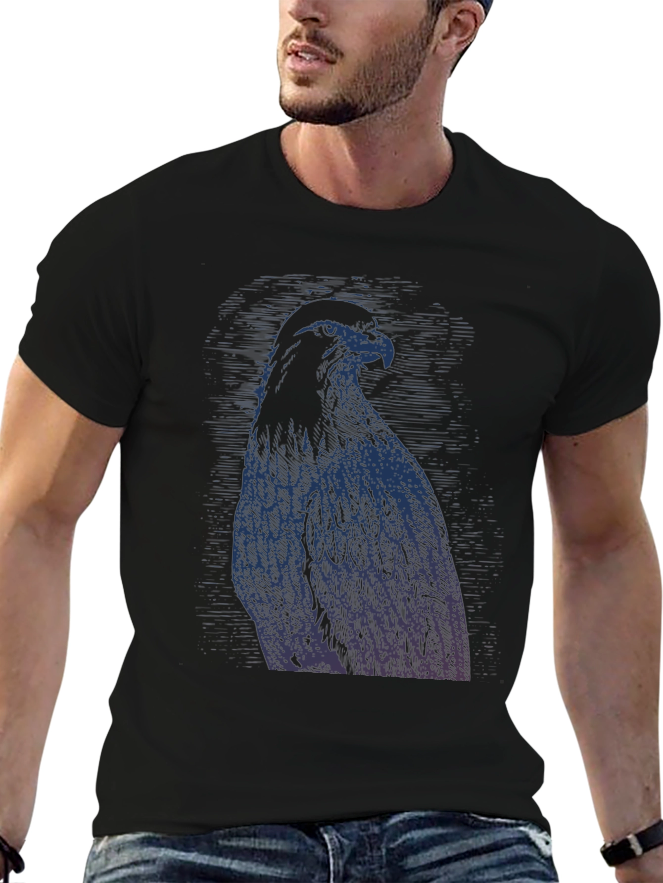 Eagle Graphic T-Shirt - Stylish Menswear