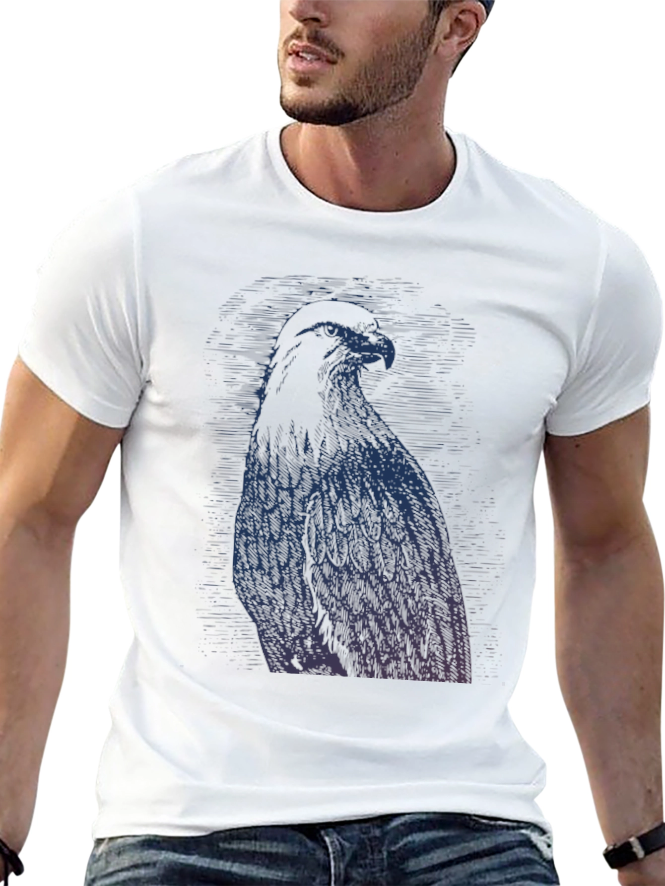 Eagle Graphic T-Shirt - Stylish Menswear