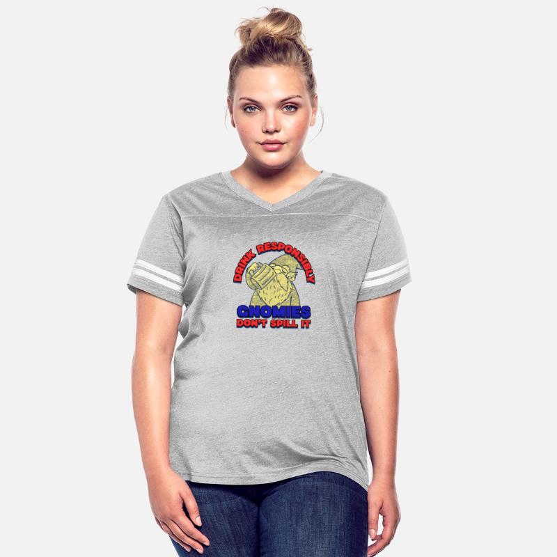 t shirt design featuring an gnome drinking beer