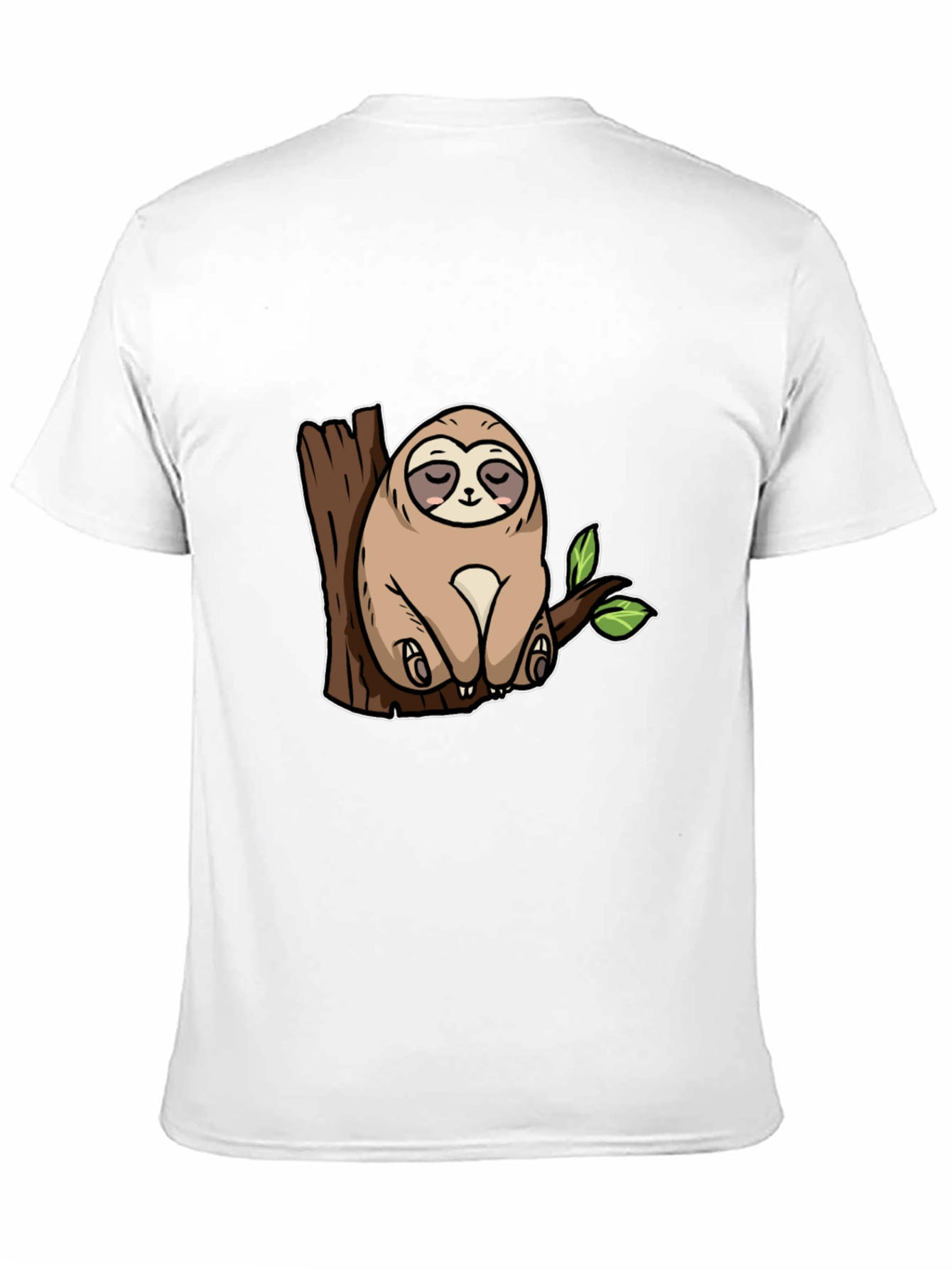 Sloth on Tree T-Shirt - Cute Animal Tee