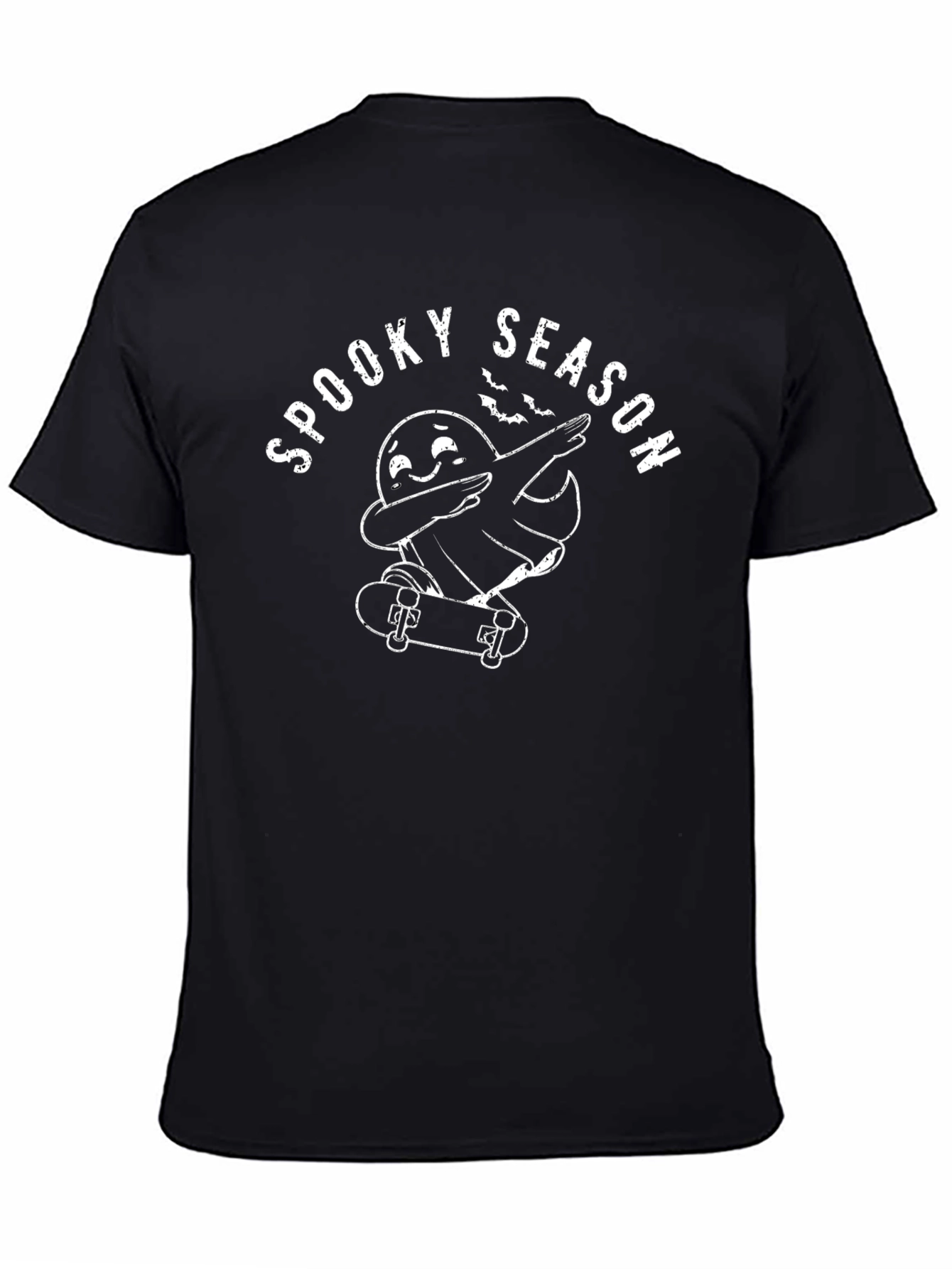 Spooky Season Ghost Skateboarder T-Shirt