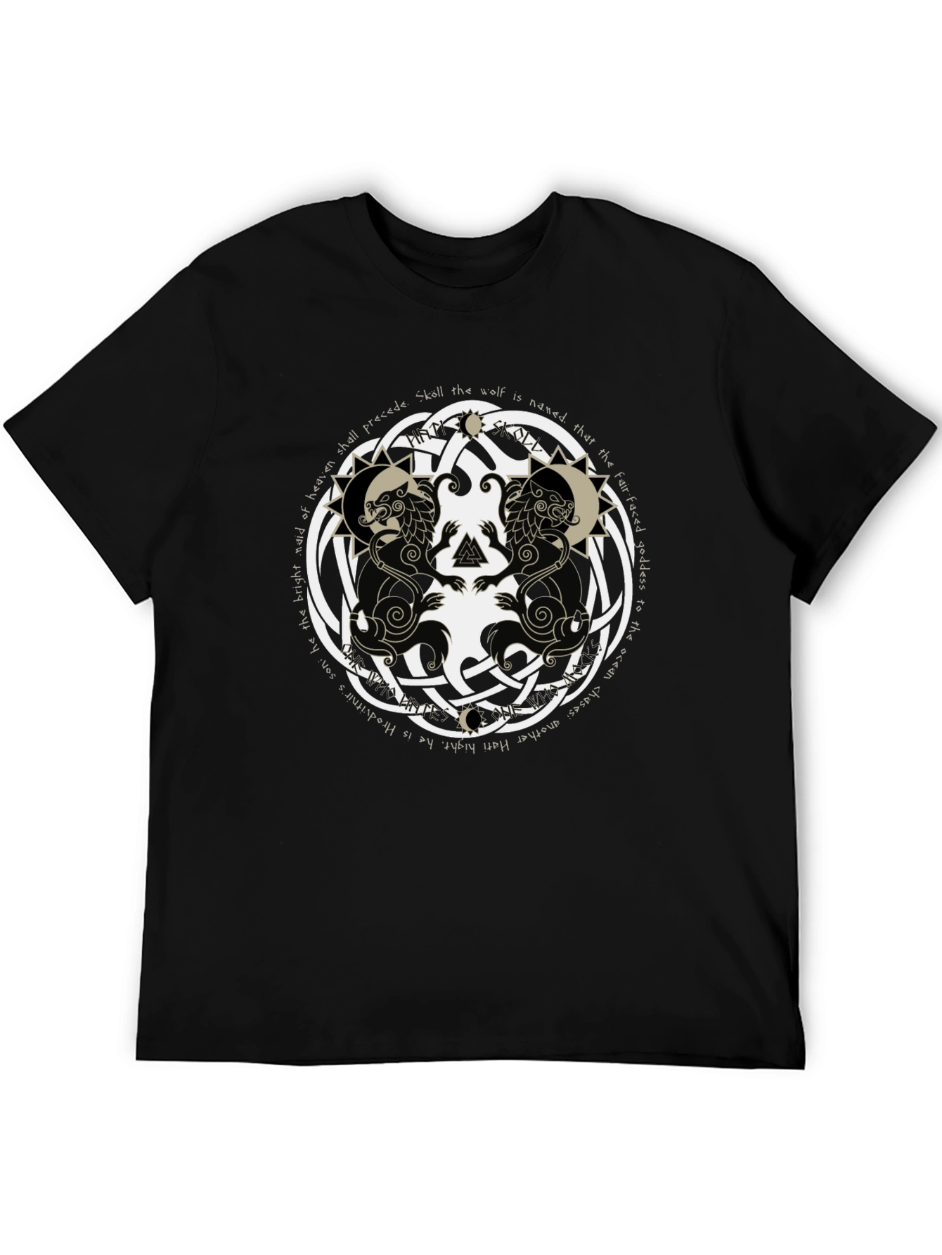 Skoll and Hati Viking Wolf T-Shirt