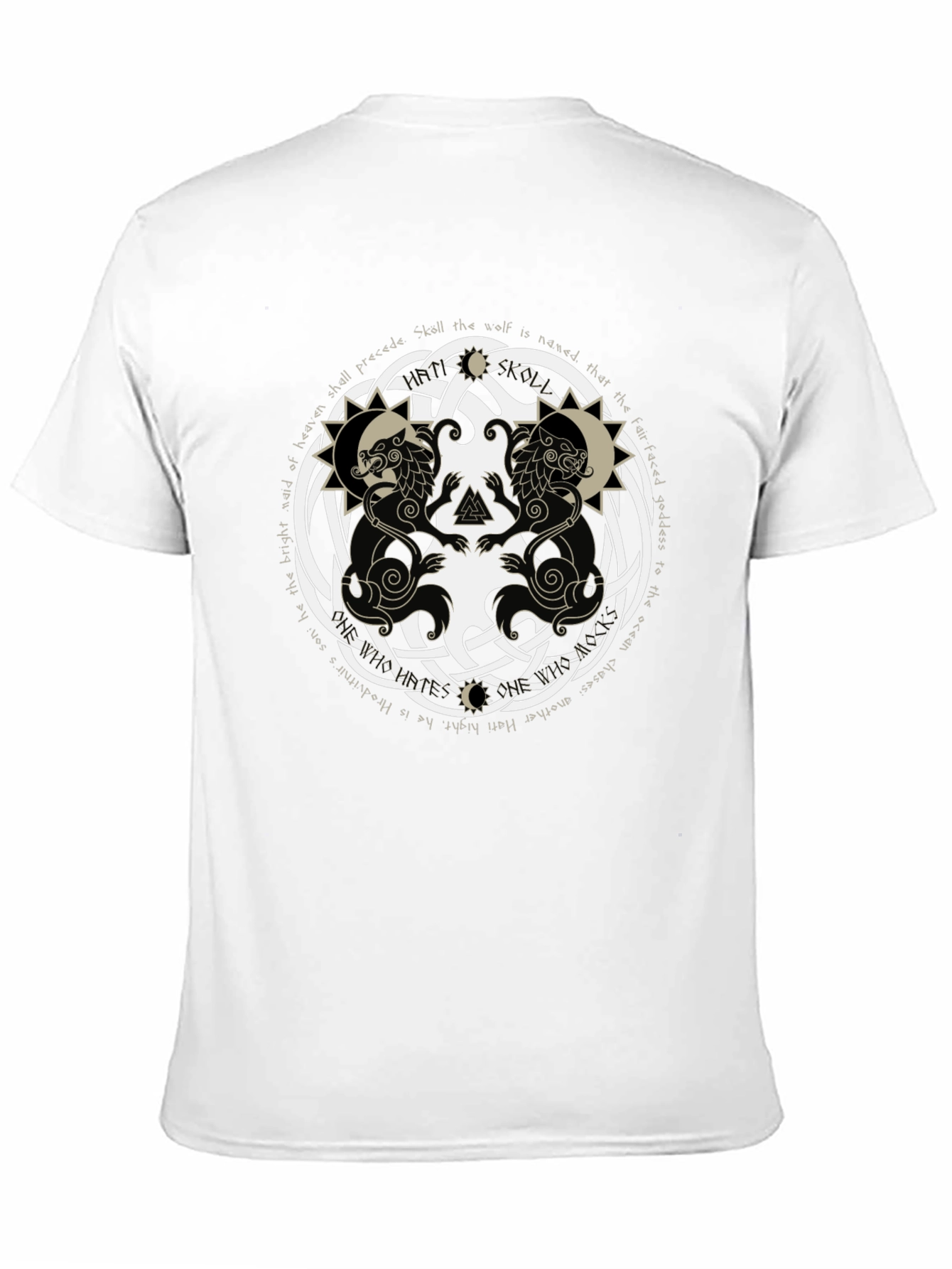 Skoll and Hati Viking Wolf T-Shirt