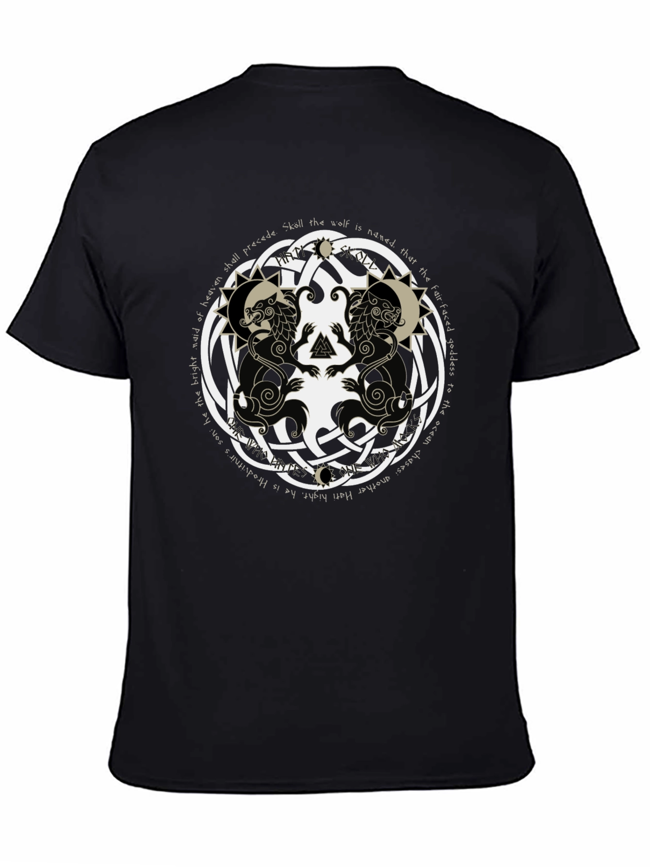 Skoll and Hati Viking Wolf T-Shirt
