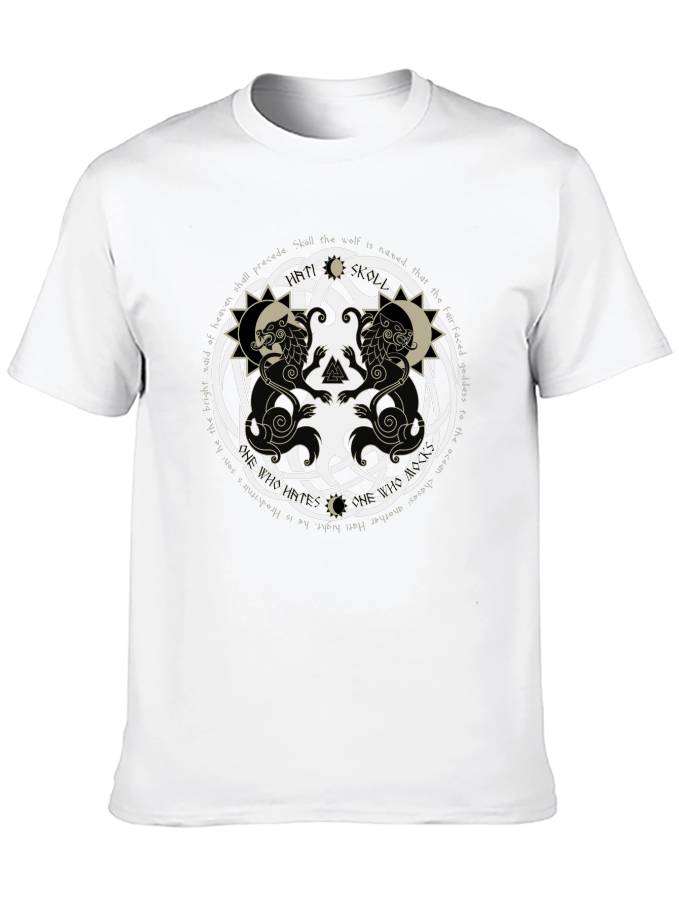 Skoll and Hati Viking Wolf T-Shirt