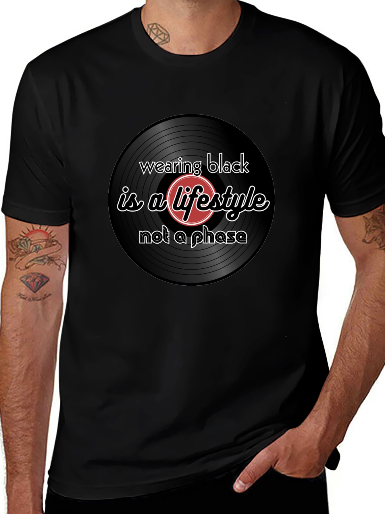 Wearing Black is a Lifestyle T-Shirt