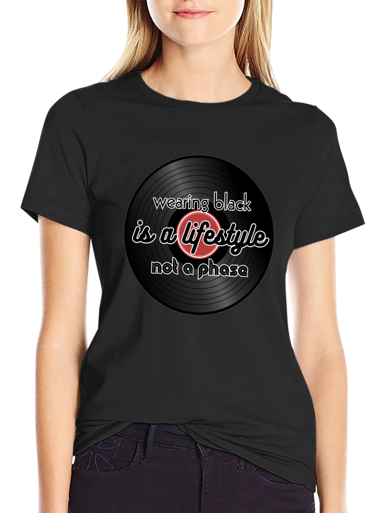 Wearing Black is a Lifestyle T-Shirt