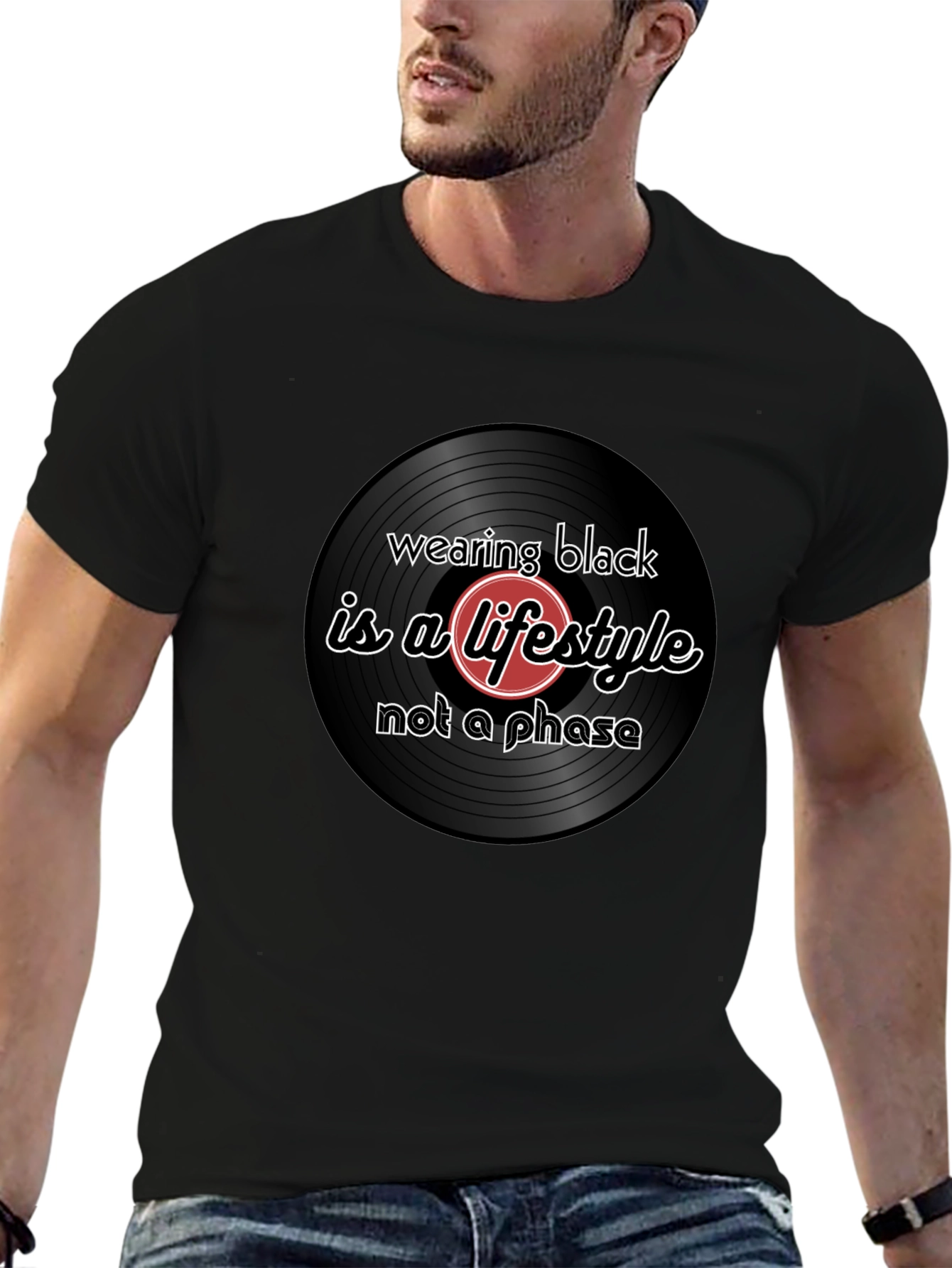 Wearing Black is a Lifestyle T-Shirt