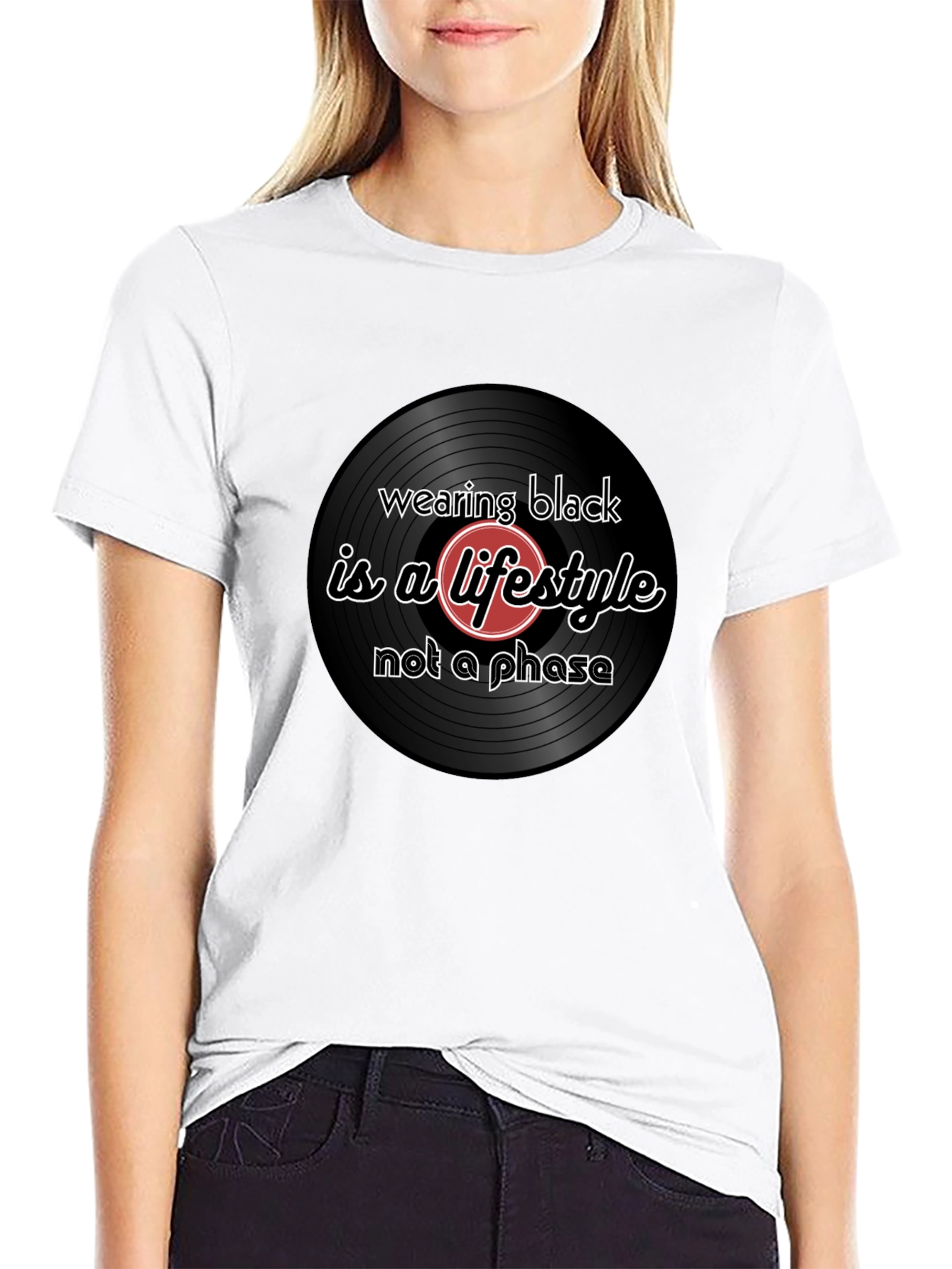 Wearing Black is a Lifestyle T-Shirt