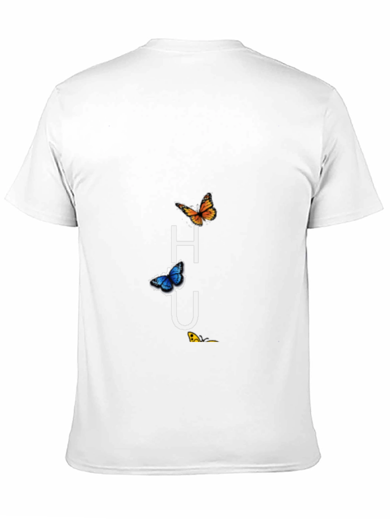 Butterfly HU Graphic Tee - Black Casual Shirt