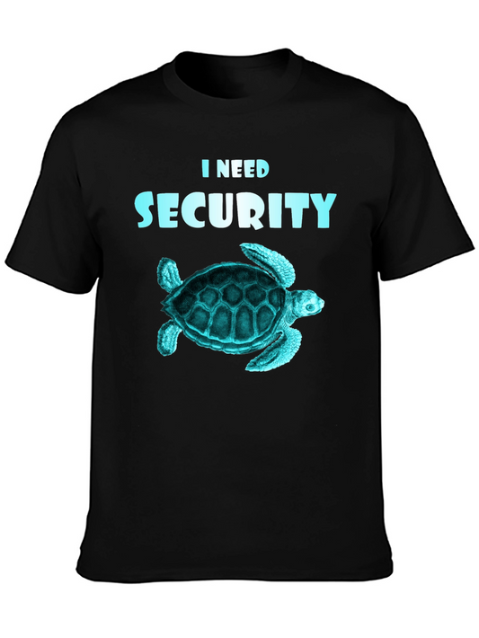 I Need Security Turtle T-Shirt