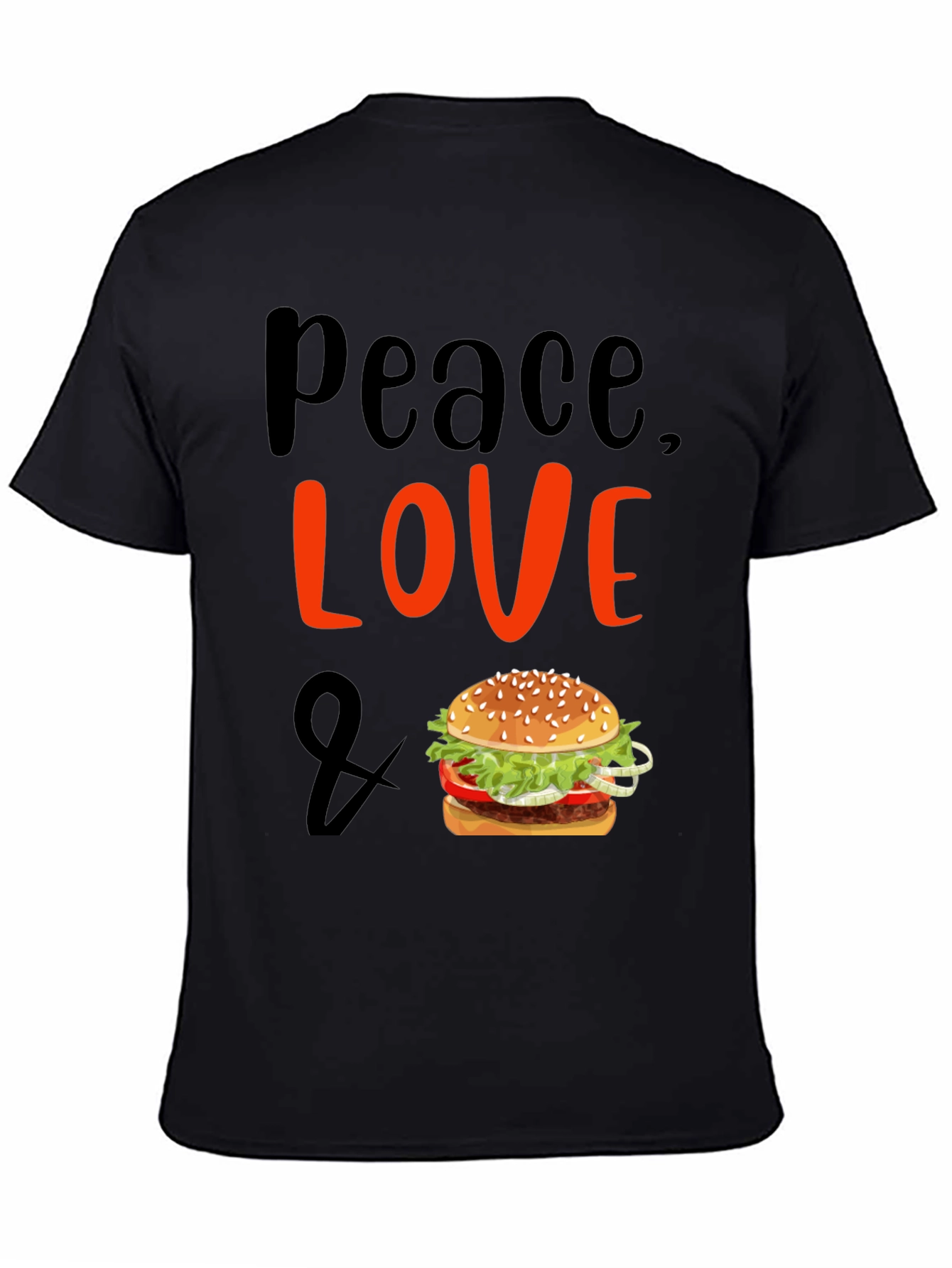 Peace Love & Burgers T-Shirt